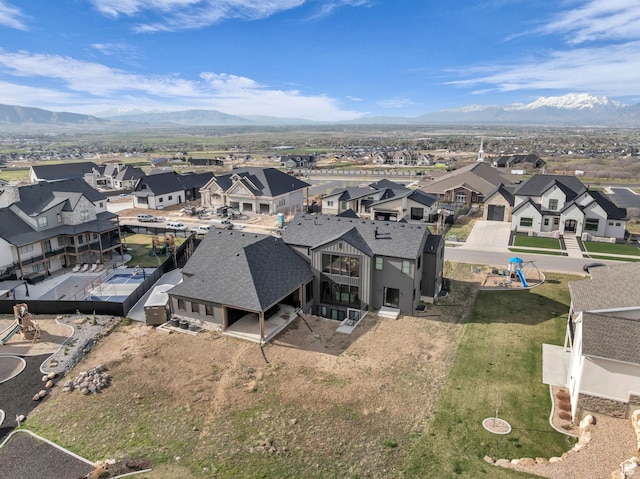 565 W Autumn Blaze, Woodland Hills, UT 84653 - aerial view with a mountain view and a residential view