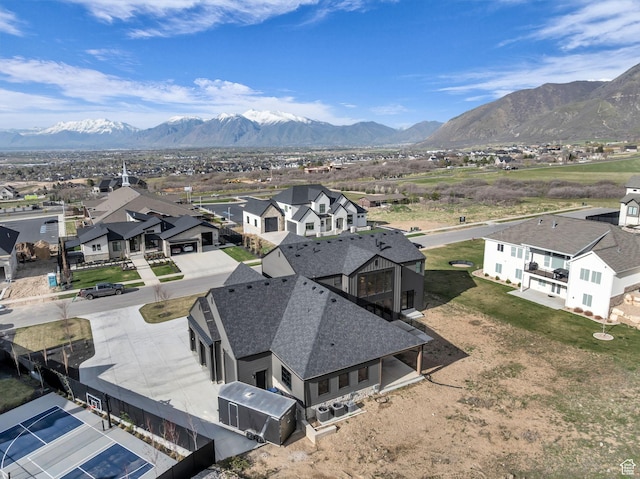 565 W Autumn Blaze, Woodland Hills, UT 84653 - aerial view featuring a residential view and a mountain view