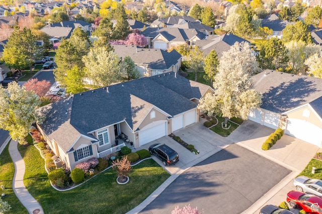 11855 S Cottage Side Way E, Draper, UT 84020 - bird's eye view featuring a residential view