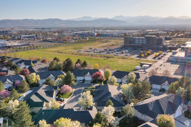 11855 S Cottage Side Way E, Draper, UT 84020 - bird's eye view featuring a mountain view