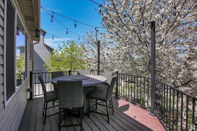 857 E Park School Rd, Draper, UT 84020 - deck with outdoor dining space