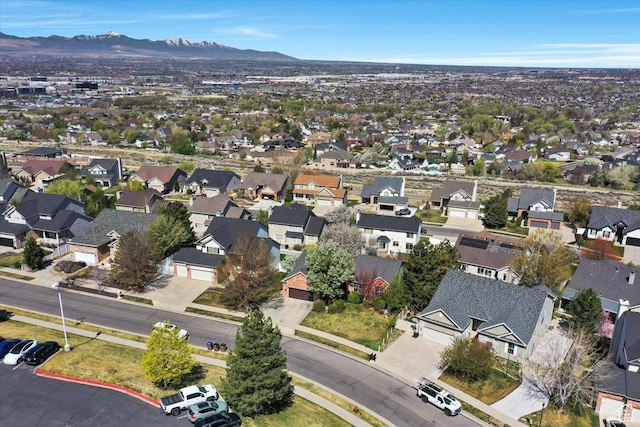 857 E Park School Rd, Draper, UT 84020 - bird's eye view featuring a residential view and a mountain view