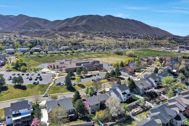 857 E Park School Rd, Draper, UT 84020 - bird's eye view with a residential view and a mountain view