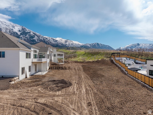 1554 S 920 E, Salem, UT 84653 - view of yard featuring fence and a mountain view