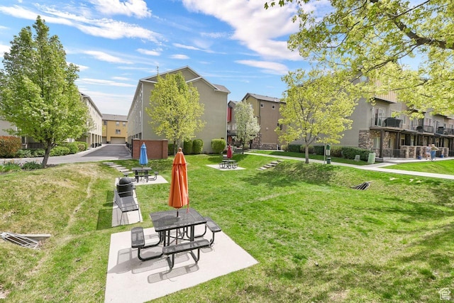 3708 S Luchars Ln W, Salt Lake City, UT 84115 - surrounding community with a yard and a residential view