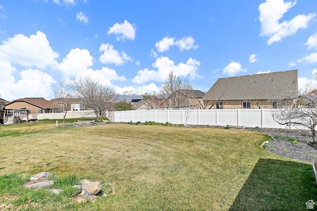 1354 S Star Cir W, Saratoga Springs, UT 84045 - view of yard featuring a residential view and fence
