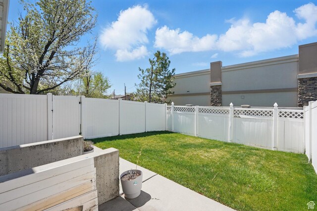 314 E 1000 N, Spanish Fork, UT 84660 - view of yard featuring a fenced backyard