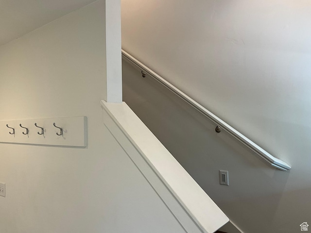 view of staircase