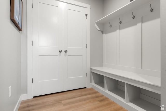 3698 S 5325 W, Hooper, UT 84315 - mudroom featuring light wood-type flooring and baseboards