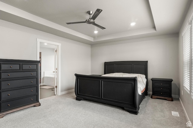3698 S 5325 W, Hooper, UT 84315 - bedroom with a raised ceiling, baseboards, light colored carpet, and multiple windows