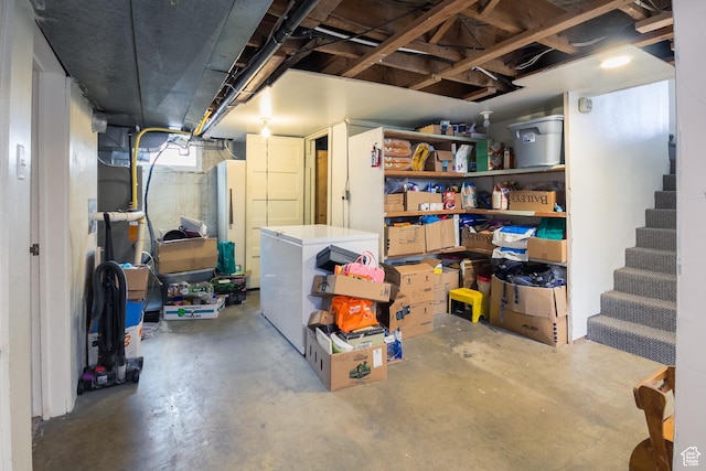 418 E 100 N, Vernal, UT 84078 - unfinished below grade area with stairway