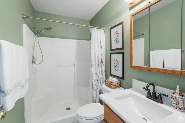 770 W Carter Dr, Pine Valley, UT 84781 - full bathroom with a tile shower, toilet, and vanity