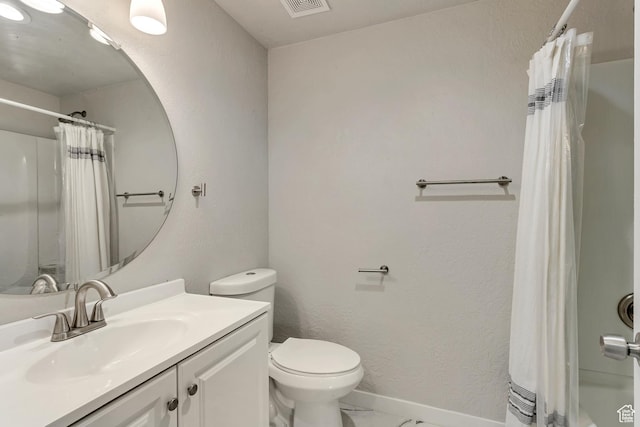3306 N Fairfield Rd, Layton, UT 84041 - full bath with toilet, a shower with curtain, marble finish floor, and vanity