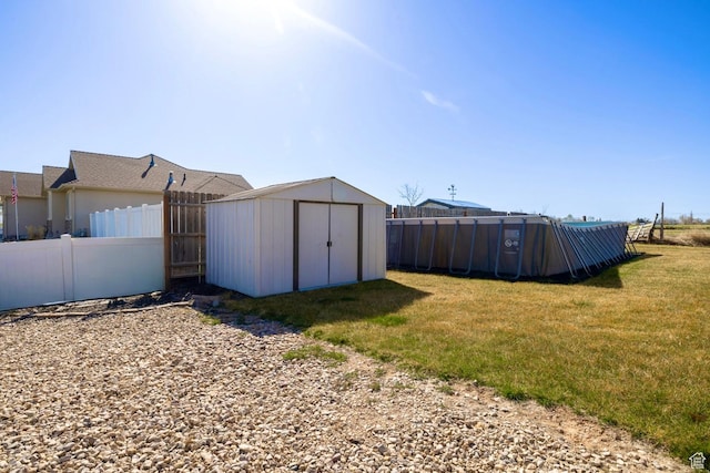 1808 E 2000 S, Naples, UT 84078 - view of yard with an outdoor structure, fence, and a storage shed