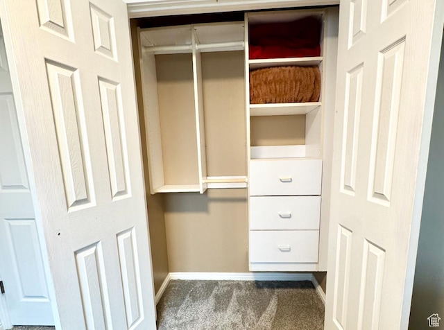 view of closet