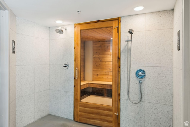 1485 S Empire Ave Unit 216, Park City, UT 84060 - view of sauna / steam room featuring recessed lighting