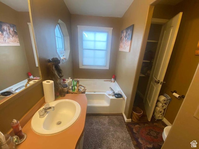 5141 W 940 S, Roosevelt, UT 84066 - bathroom with a garden tub and vanity