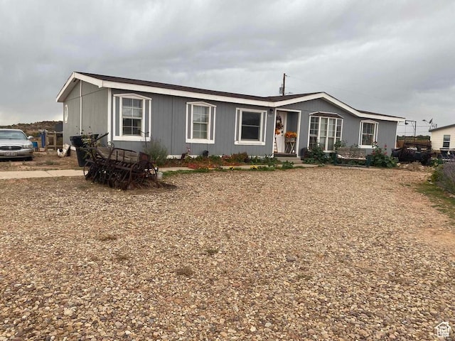 view of front of home