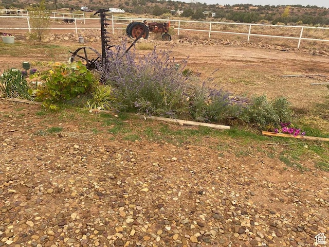 5141 W 940 S, Roosevelt, UT 84066 - view of yard with fence and a rural view
