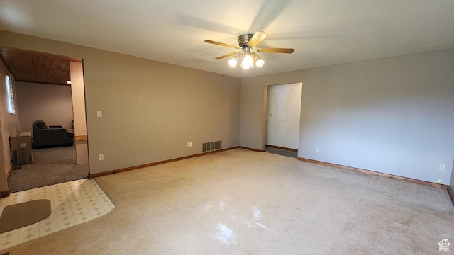 418 S 100 E, Wellington, UT 84542 - unfurnished room with a ceiling fan and baseboards
