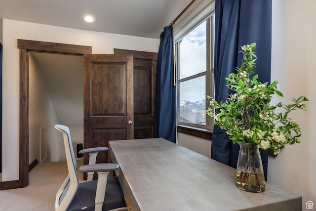 1166 W Cadence Ct, Kamas, UT 84036 - office area with plenty of natural light and recessed lighting