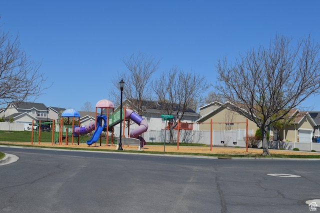 1921 N Crest Rd, Saratoga Springs, UT 84045 - community jungle gym with a residential view