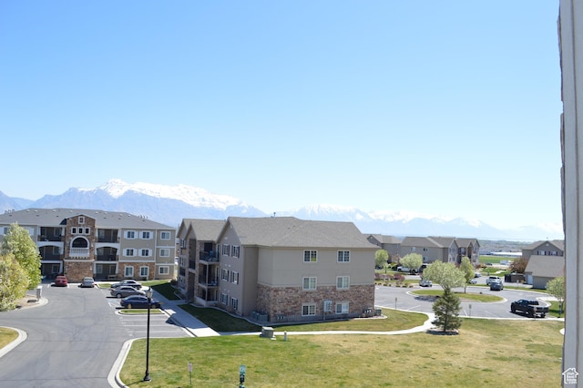 1921 N Crest Rd, Saratoga Springs, UT 84045 - view of property featuring a residential view, uncovered parking, and a mountain view