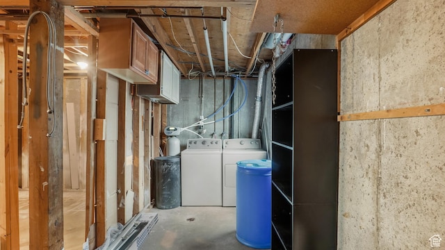 22 W La Vista Dr S, West Jordan, UT 84088 - unfinished basement with washing machine and dryer