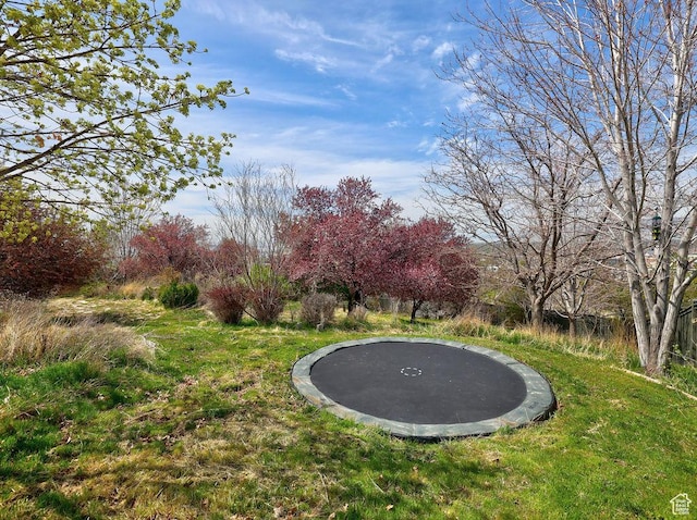 943 N Terrace Dr, Provo, UT 84604 - view of yard with a trampoline