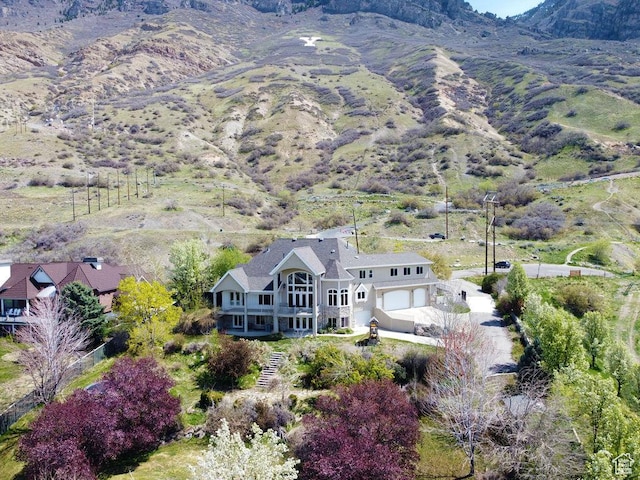 943 N Terrace Dr, Provo, UT 84604 - birds eye view of property with a mountain view