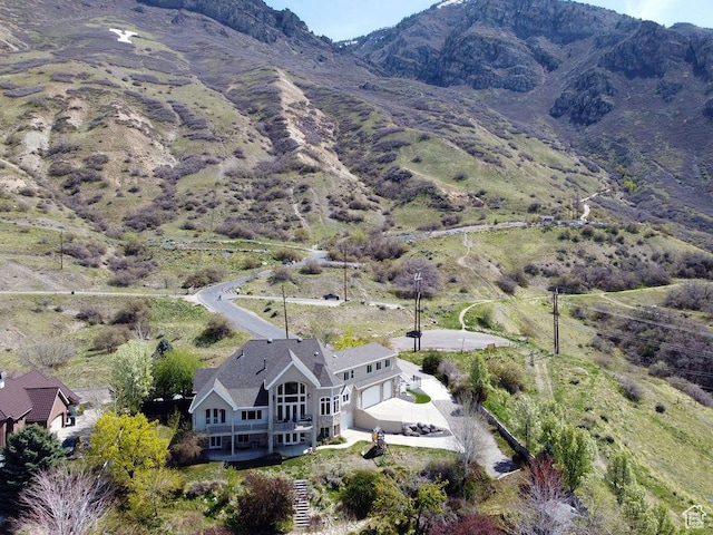 943 N Terrace Dr, Provo, UT 84604 - birds eye view of property with a mountain view