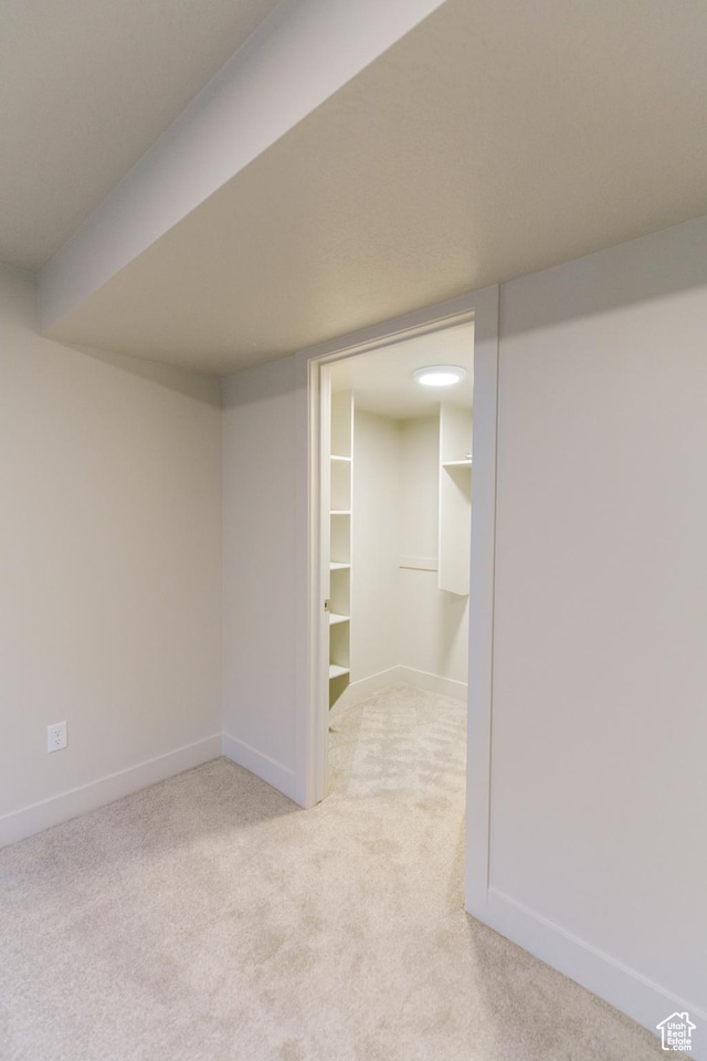 178 W Autumn Ln Unit 136, Saratoga Springs, UT 84045 - finished below grade area featuring light carpet and baseboards