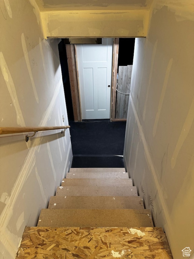 view of staircase