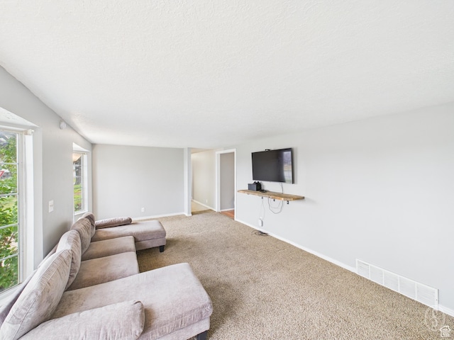 1534 N 300 W, Sunset, UT 84015 - living area with baseboards, visible vents, and carpet