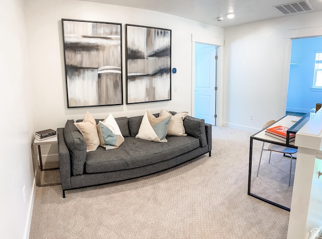 627 W 575 N Unit 545, Smithfield, UT 84335 - carpeted living room featuring baseboards and visible vents