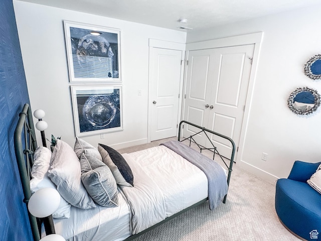 627 W 575 N Unit 545, Smithfield, UT 84335 - carpeted bedroom with baseboards and a closet