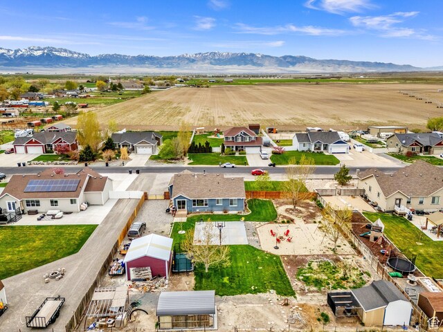 4104 Rose Springs Rd Unit 406, Erda, UT 84074 - birds eye view of property with a residential view and a mountain view