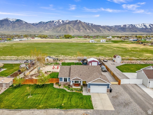 4104 Rose Springs Rd Unit 406, Erda, UT 84074 - birds eye view of property featuring a rural view and a mountain view