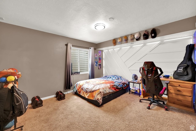 4104 Rose Springs Rd Unit 406, Erda, UT 84074 - carpeted bedroom with a textured ceiling and baseboards