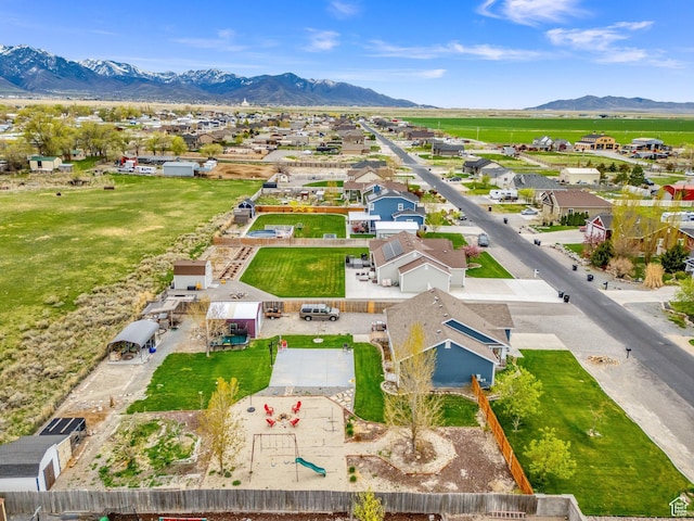 4104 Rose Springs Rd Unit 406, Erda, UT 84074 - aerial view featuring a residential view and a mountain view