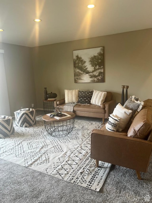 635 N 1200 W Unit A-306, Salt Lake City, UT 84116 - living room featuring recessed lighting and carpet