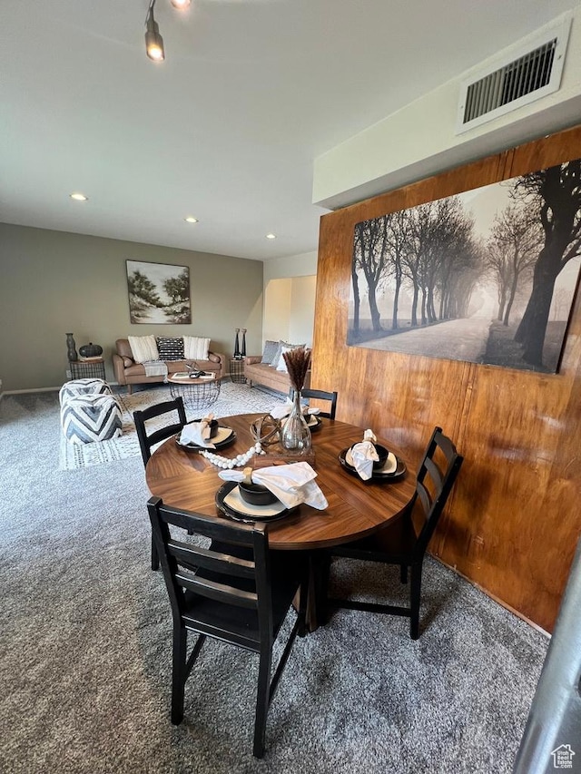 635 N 1200 W Unit A-306, Salt Lake City, UT 84116 - carpeted dining room featuring visible vents and recessed lighting