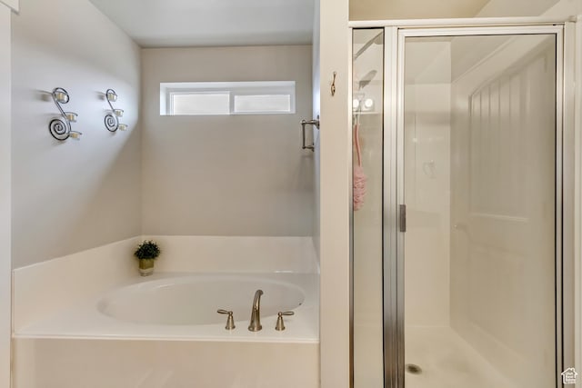 8459 N Western Gailes Dr, Eagle Mountain, UT 84005 - full bath featuring a bath and a stall shower