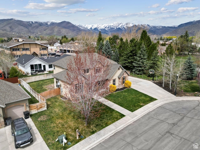 mountain view featuring a residential view