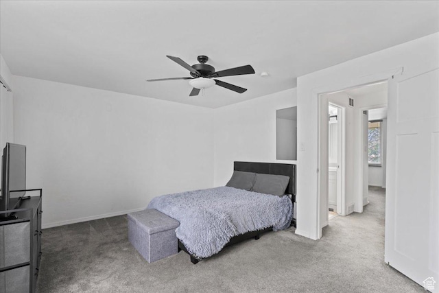 4216 S Solitude Rdg Unit A, Taylorsville, UT 84129 - carpeted bedroom with a ceiling fan and baseboards