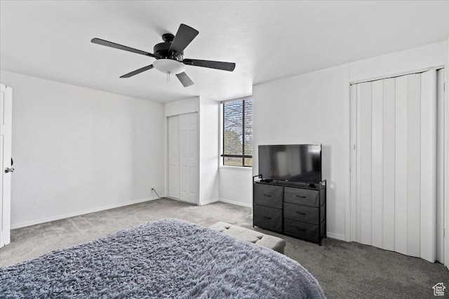 4216 S Solitude Rdg Unit A, Taylorsville, UT 84129 - bedroom featuring carpet flooring, baseboards, and ceiling fan