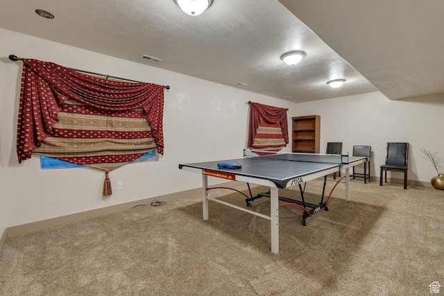 11113 S Cadbury Dr, South Jordan, UT 84095 - game room with carpet, visible vents, and baseboards