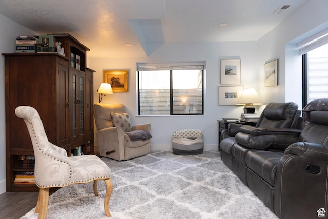 7532 N Castle Rock Rd E, Eagle Mountain, UT 84005 - living area featuring baseboards and visible vents