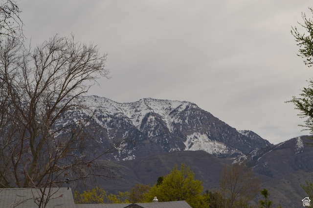view of mountain feature