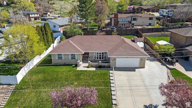 214 N Mountain Rd, Fruit Heights, UT 84037 - bird's eye view featuring a residential view